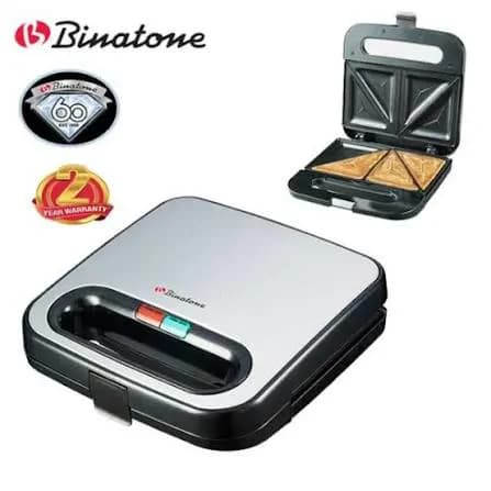 Binatone Sandwich Maker - 2 Slices - St-801 - 700W 4