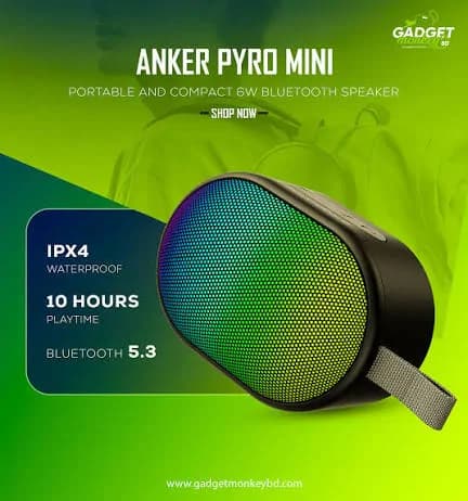 Anker Soundcore Pyro Mini Portable Compact 6W Bluetooth Speaker 4