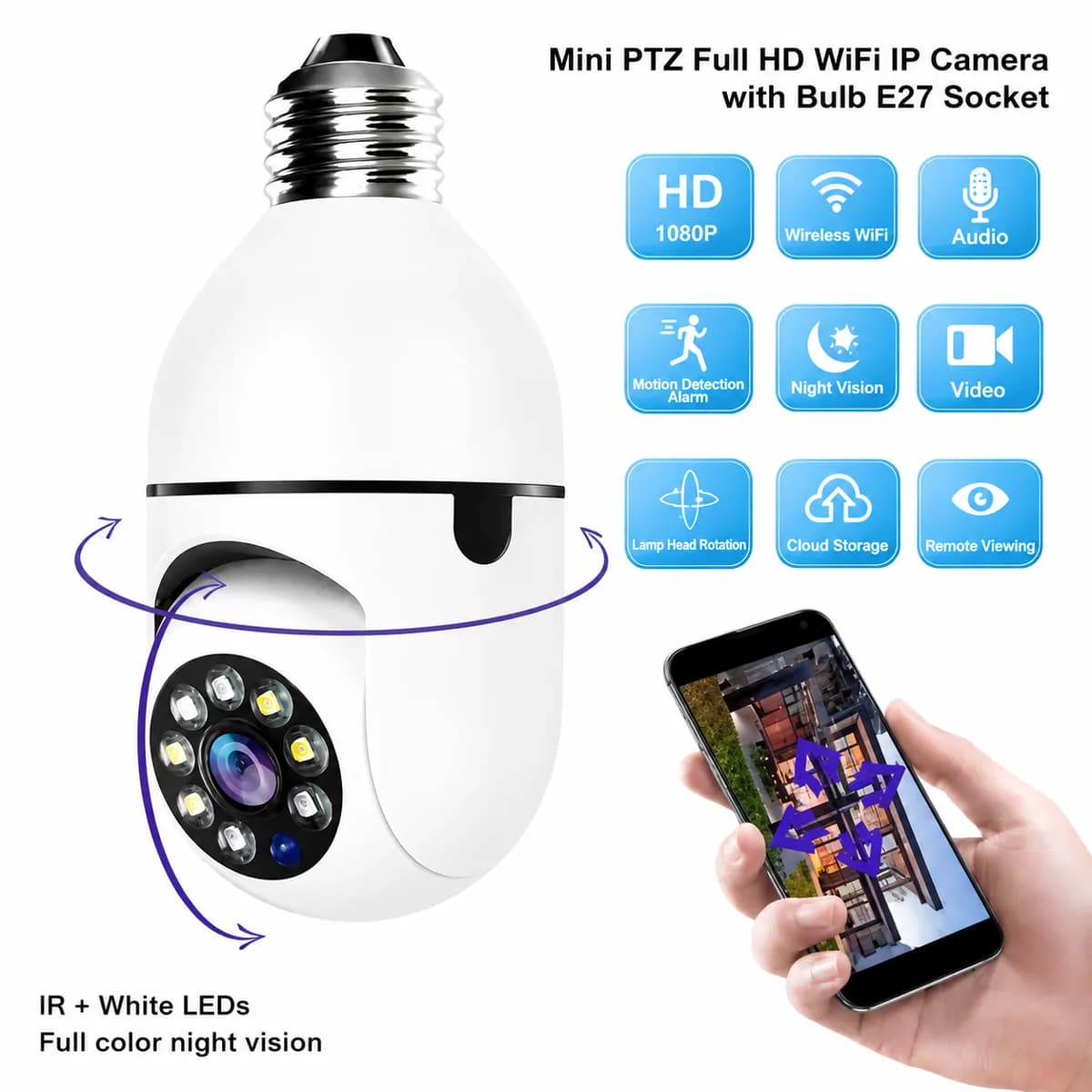 Wi-fi CCTV PTZ  Security Camera