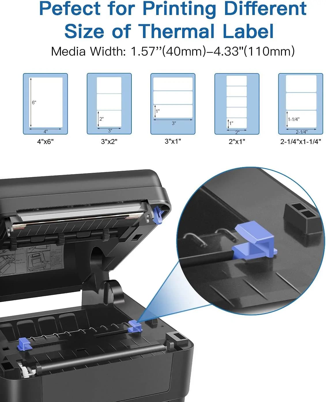 Mini Portable Bluetooth Printer - Thermal Printer 5