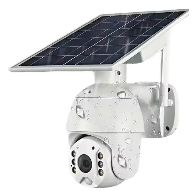 Techuk Solar Powered 4g Simcard Ptz Cctv Wireless Camera 3
