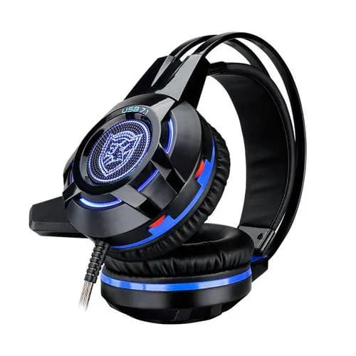 Jindun KIT Wired Gaming Headphone 7.1 Computer Gaming Hedset With Microphone Led Light 3