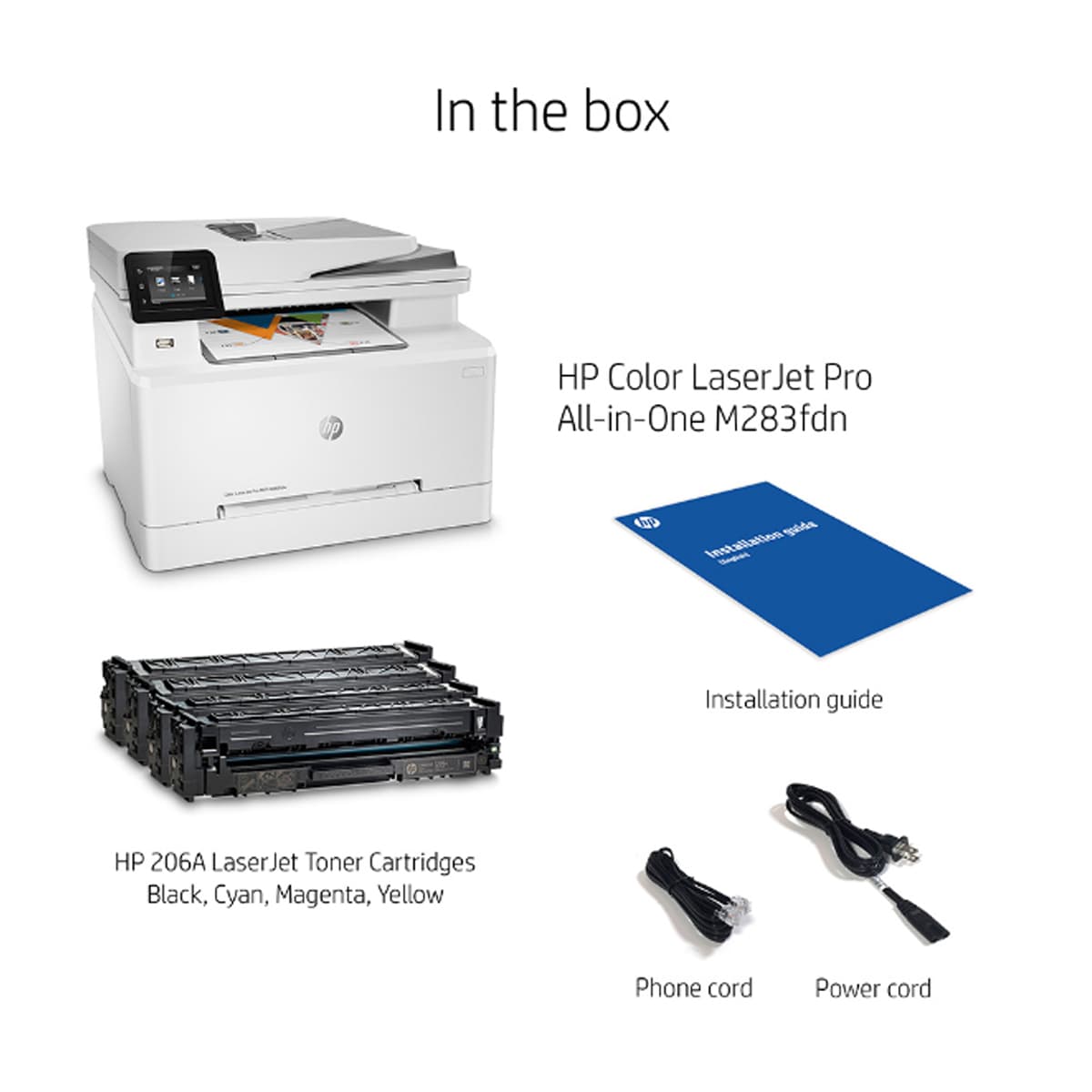 HP Color LaserJet Pro MFP M283fdn (7KW74A) 3