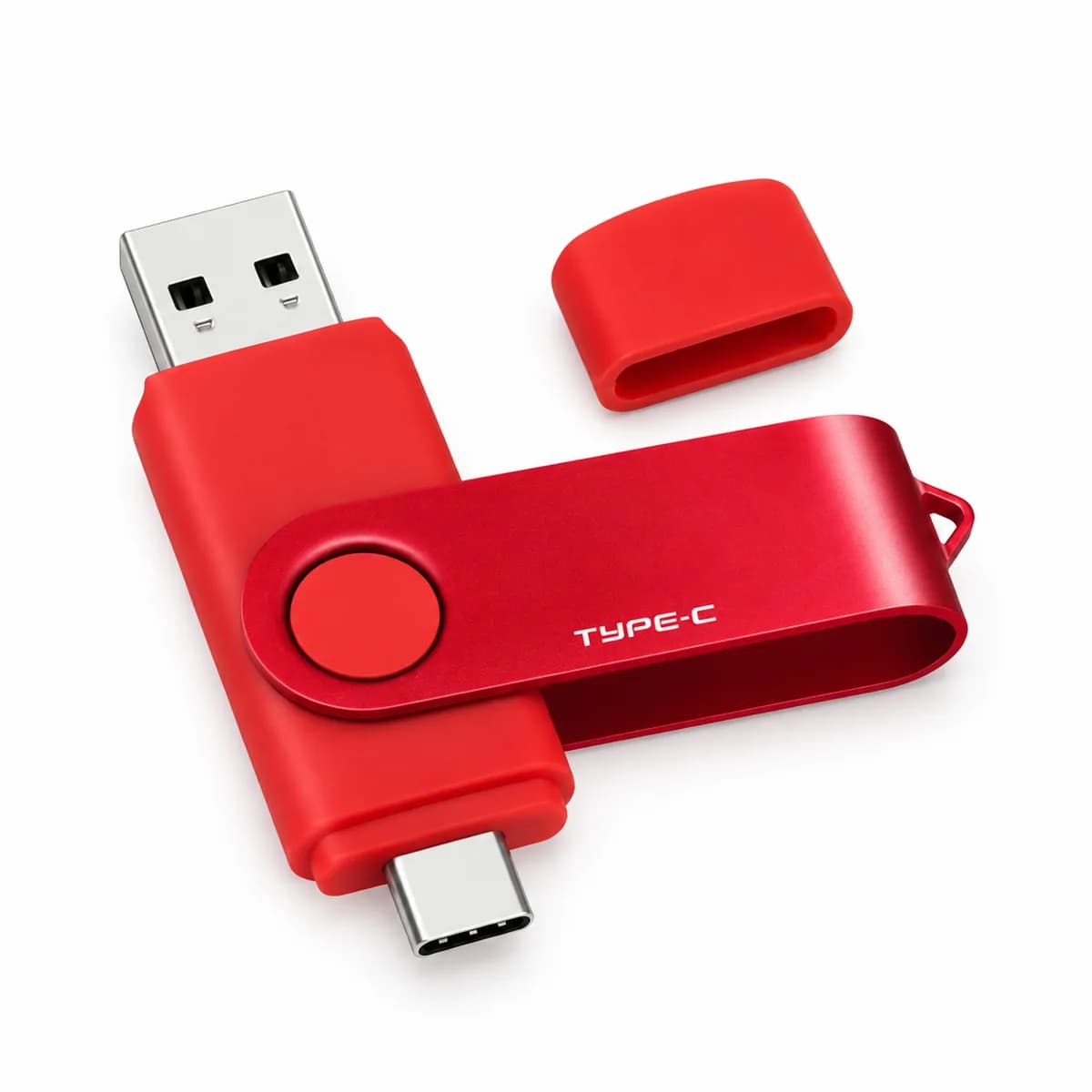 2TB USB Flash Drive 2-in-1 USB 3.0 Type-C 2000GB Portable Memory Stick