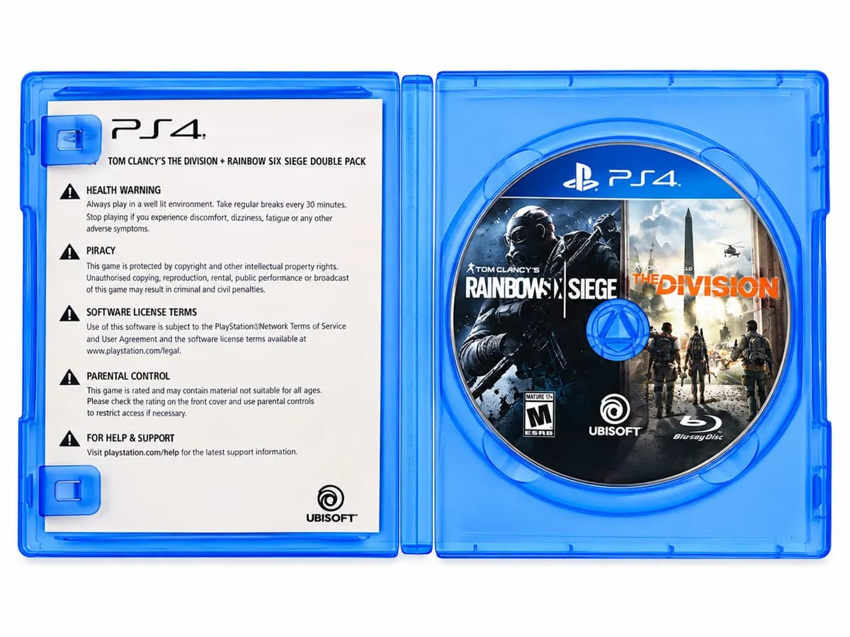 Sony Tom Clancy's The Division + Rainbow Six Siege Double Pack PS4 2