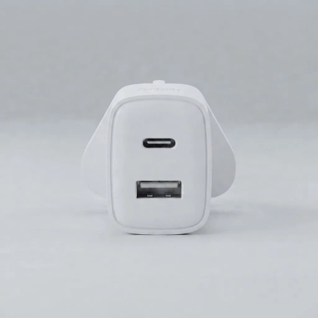 Zentality UK charger 20W Compo Dual Port A+C PX201C-03 2