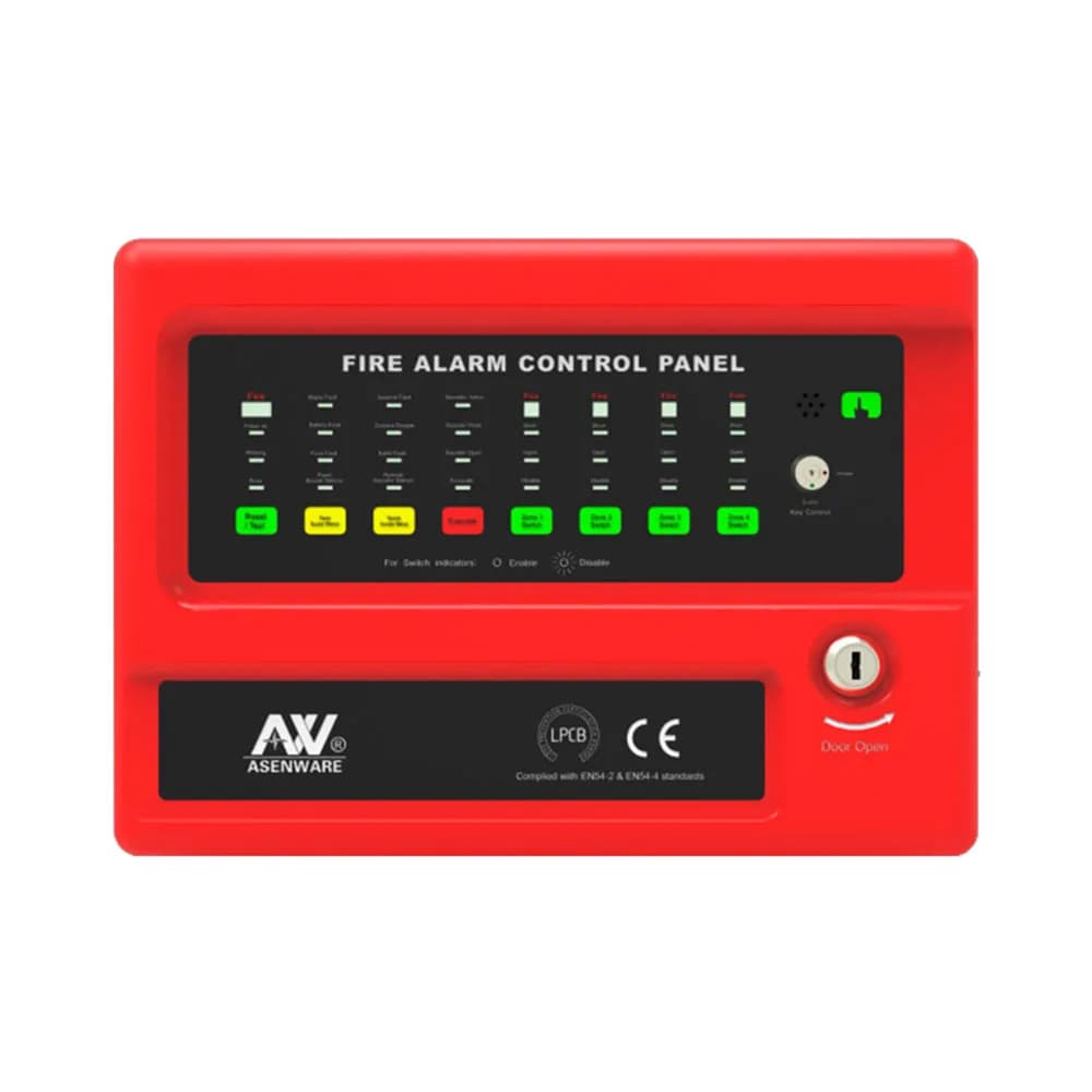 Asenware Wired Fire Alarm Panel 8 Zone 5