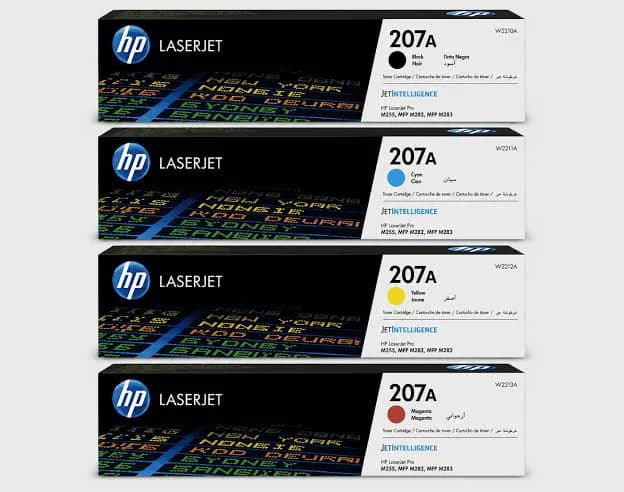 HP Original LaserJet 207A Toner Cartridges Set 99% 3