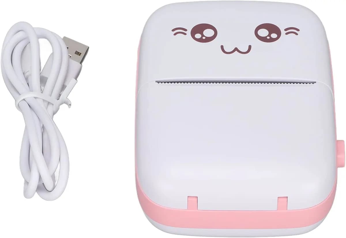 C9 Thermal Printer & Paper - Pink 3