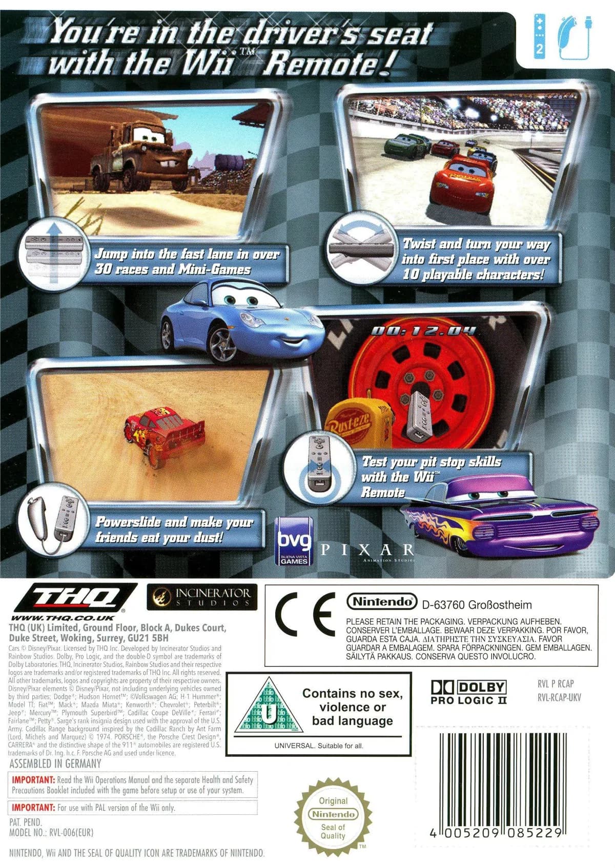 Cars – Nintendo Wii 2