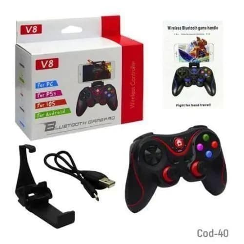 V8 Bluetooth Wireless Gaming Controller Grip Pad 3
