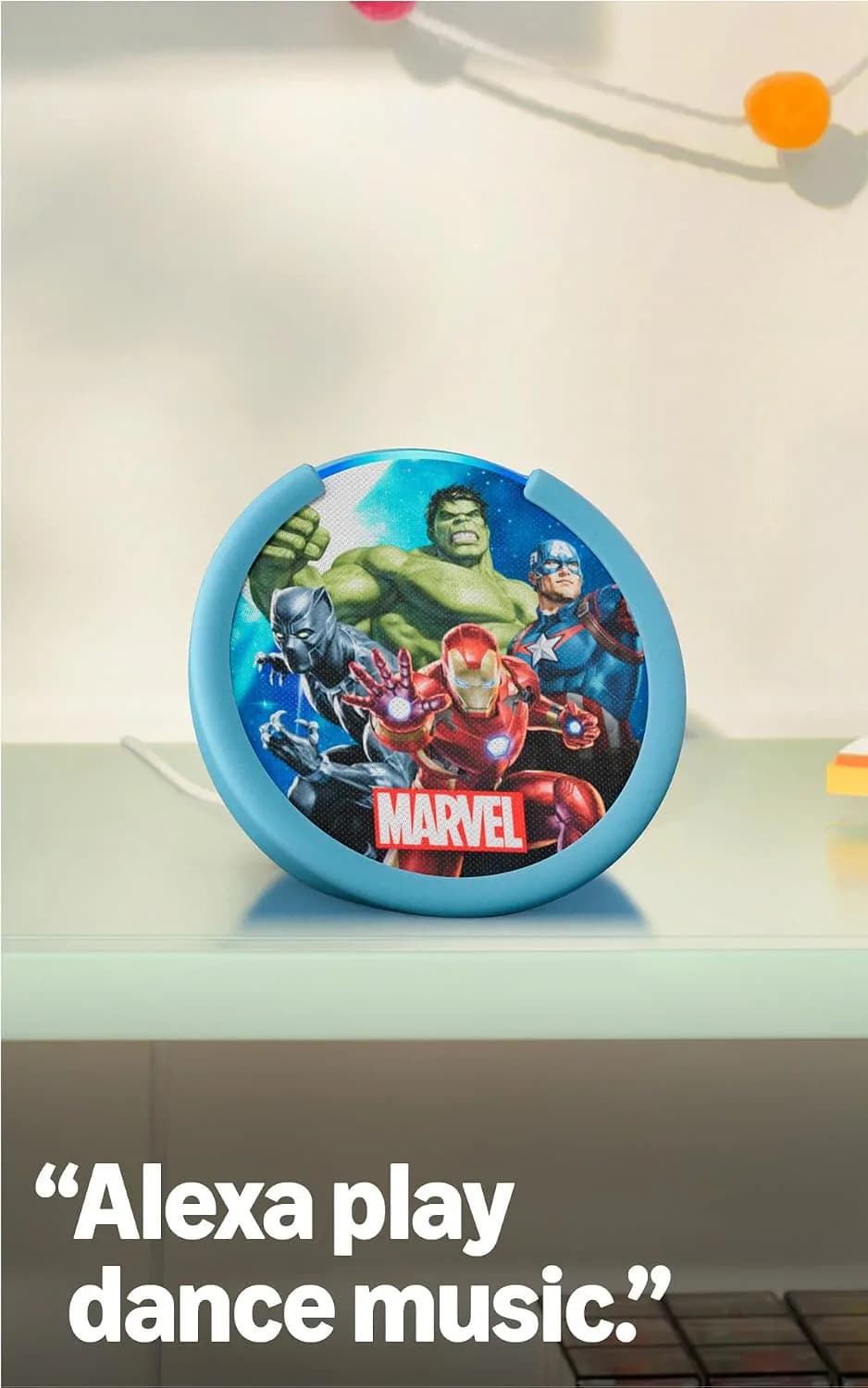 Amazon Echo Pop Kids Avengers Edition Smart Speaker 6