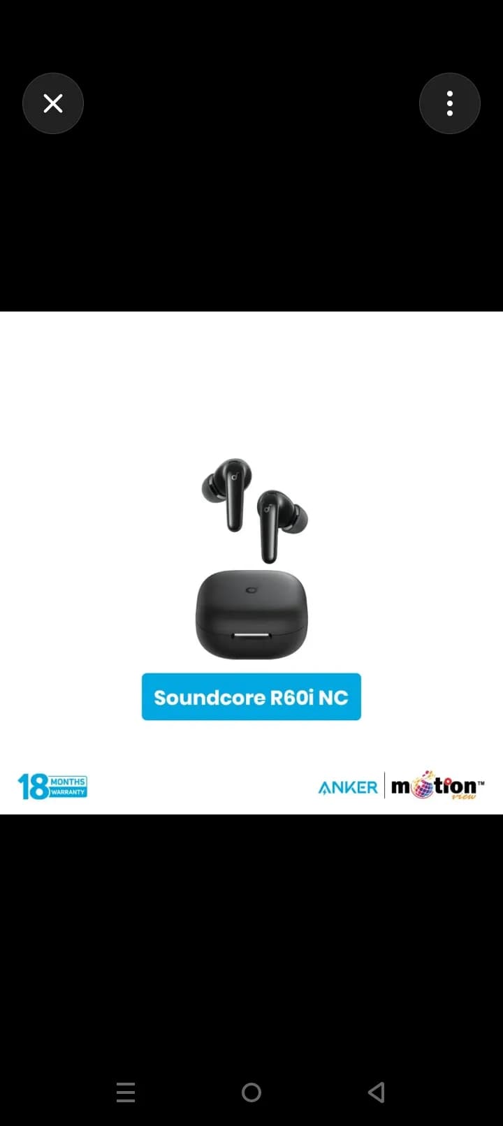 Anker Soundcore R60i NC 6-Mic Real-Time ANC Black 3