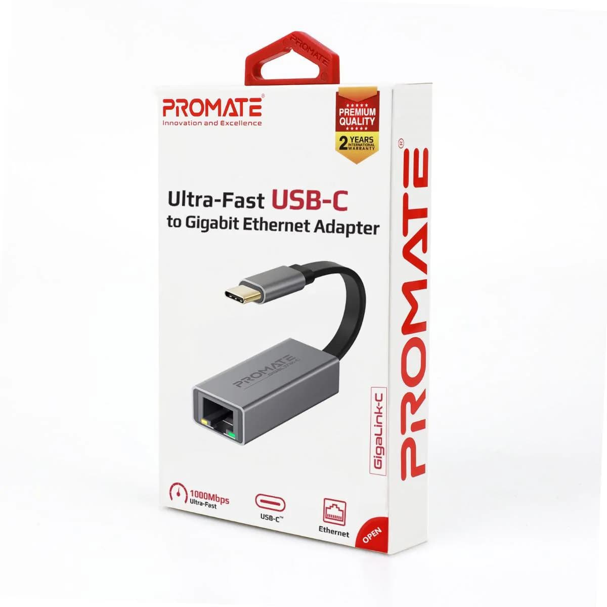 USB Type-C Ethernet LAN Network Adapter (10/100/1000Mbps) 2