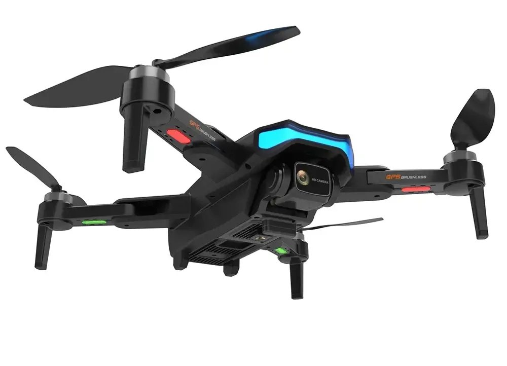 F188 Pro GPS 5G WiFi 4K Dual Camera Foldable Drone 2 Batteries 4