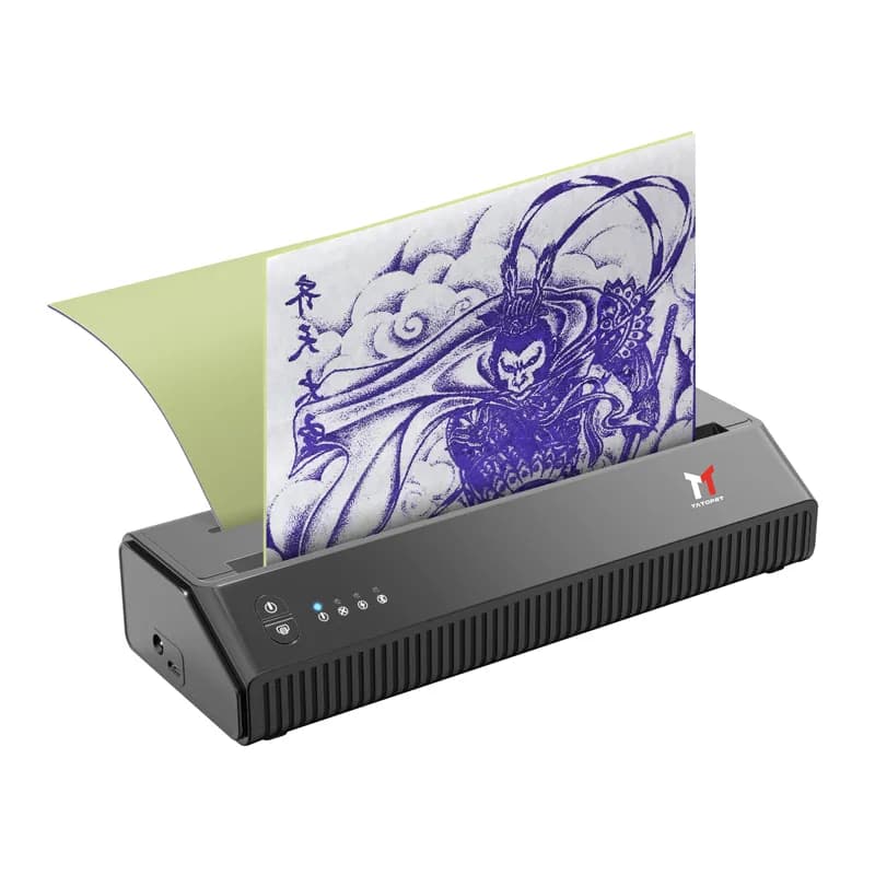 Bluetooth Tattoo Stencil Printer – Black Thermal Printer Machine 2