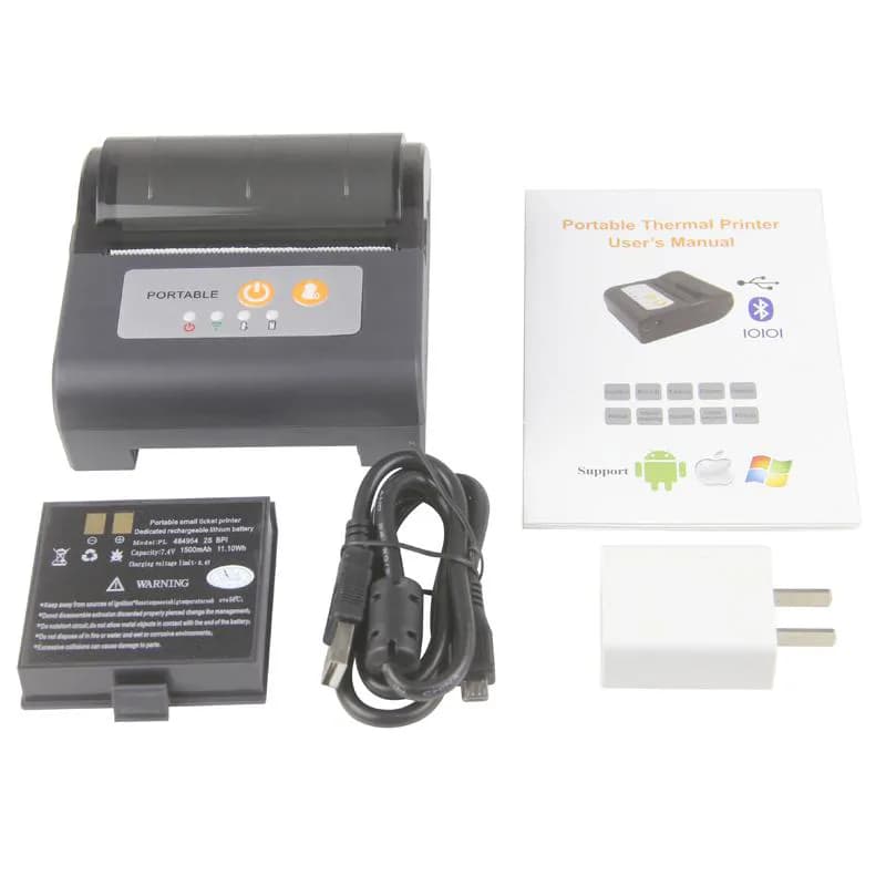 PT80B Bluetooth Thermal Portable Receipt Printer 2