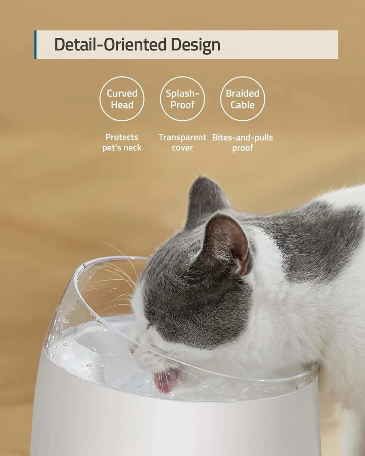 Eufy Smart Pet Water Fountain White 4