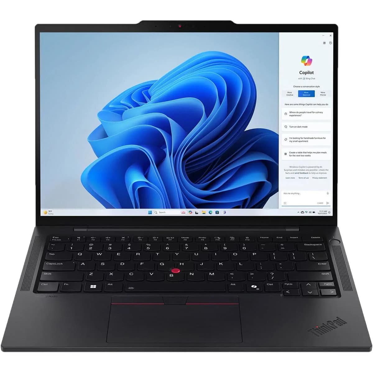Lenovo Thinkpad T14s Ai Pc Intel Utra 7 165u 14.0 Fhd Touchscreen Win 11 Pro