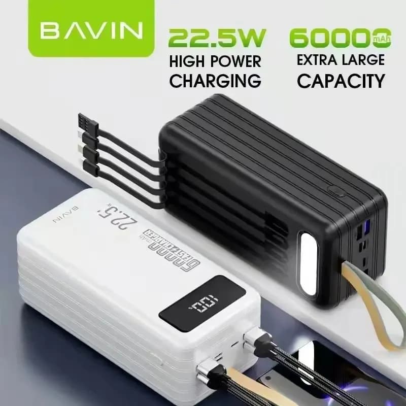 Bavin Original 60,000 mag power bank pc 033s 4