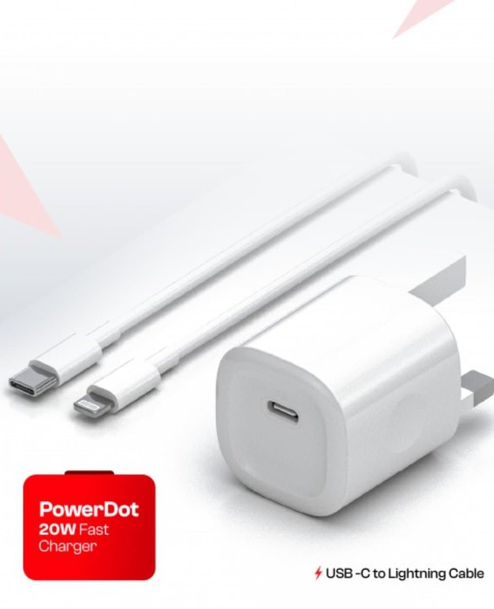 Poolee PowerDot 20W Usb-C To Lightening Wall charger 3