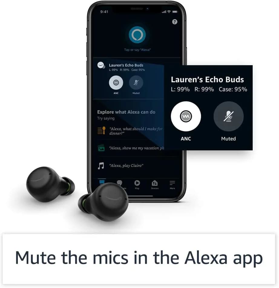 Amazon Echo Buds Wireless Earbuds with Alexa 3