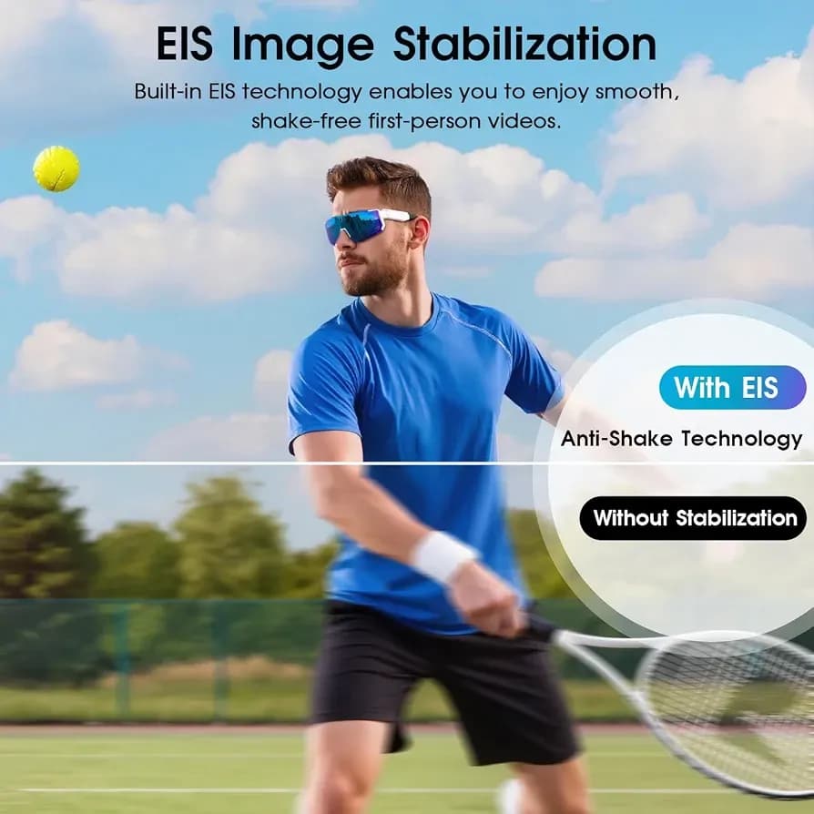 Ai smart Glass & case 12mp camera Bt cycling q01 sport.Sunglass 4