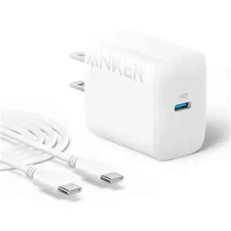 Anker Usb-c 20w Ultra Fast Wall Charger With Usb-c Cable - White 2