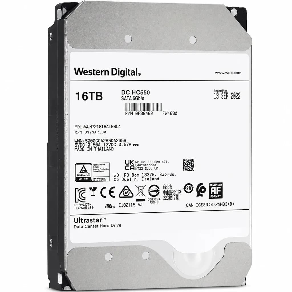Western Digital 16TB Internal Hard Disk Drive