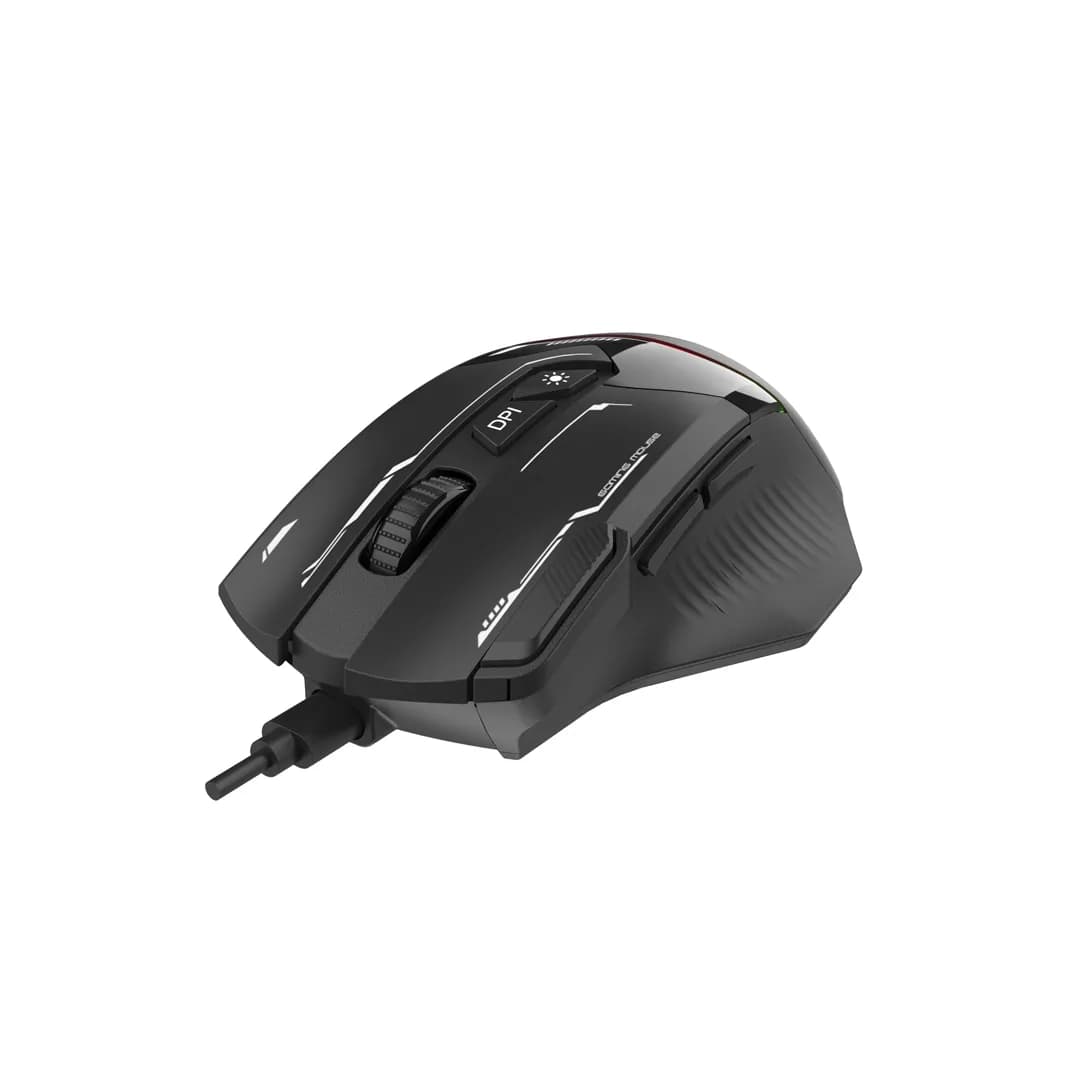 Porodo Gaming 8d Rgb Wired Mouse Dpi 7200 - Black 2