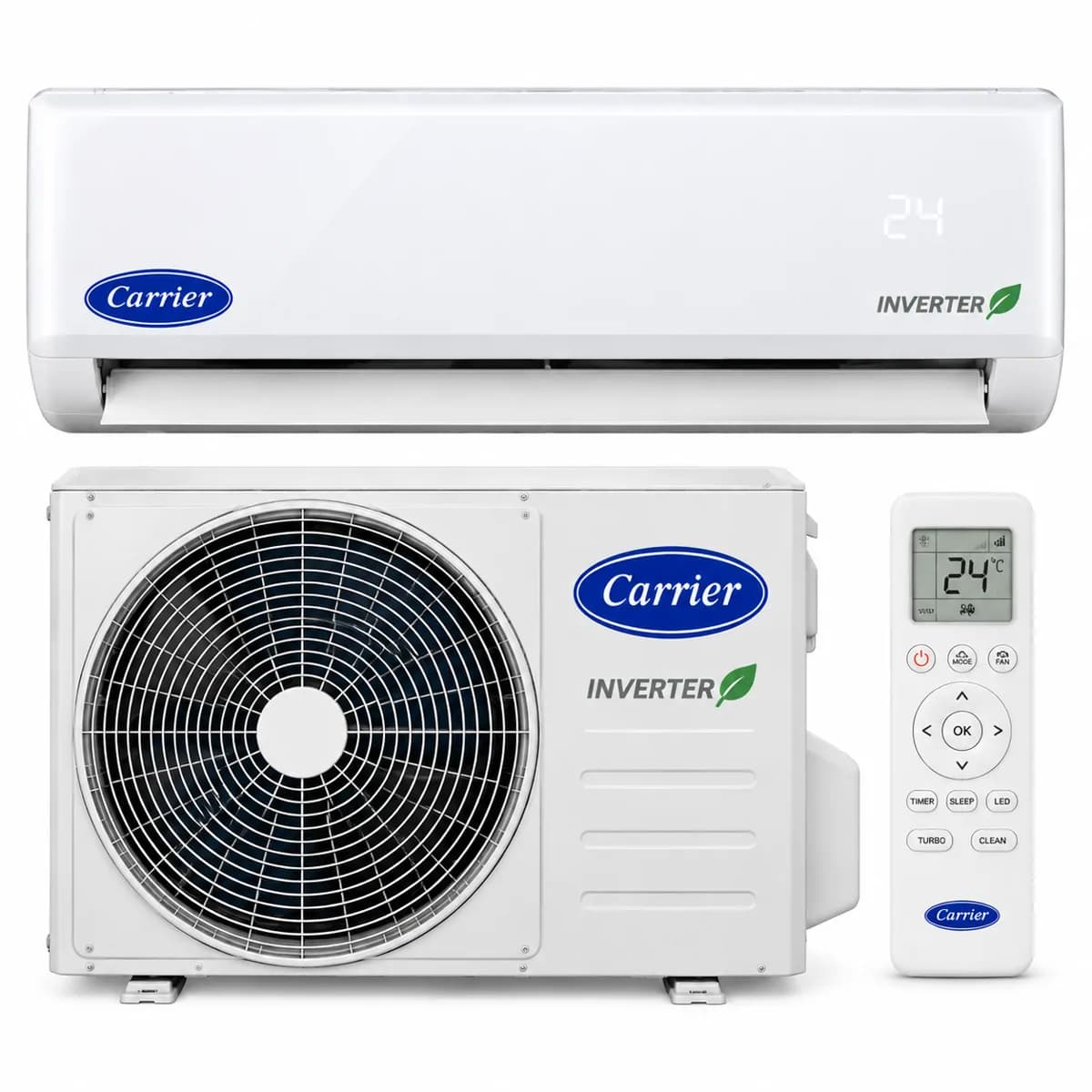 Carrier 1HP & 1.5HP Inverter Split Unit Air Conditioner 2