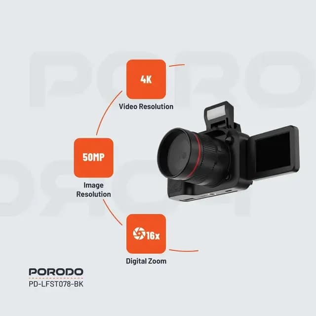 Porodo Lifestyle Mini Camera With 64GB Memory Card 2