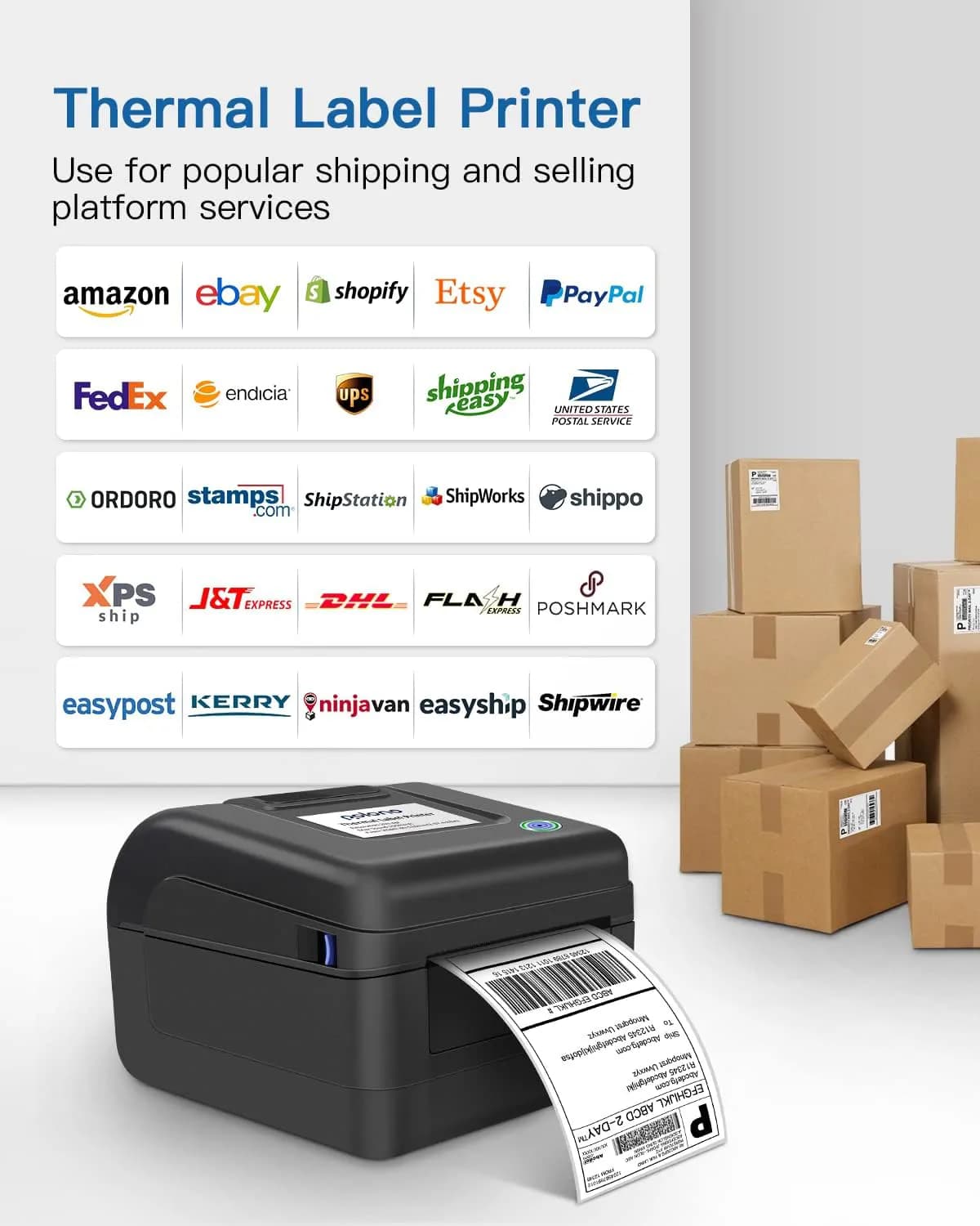 Mini Portable Bluetooth Printer - Thermal Printer 6