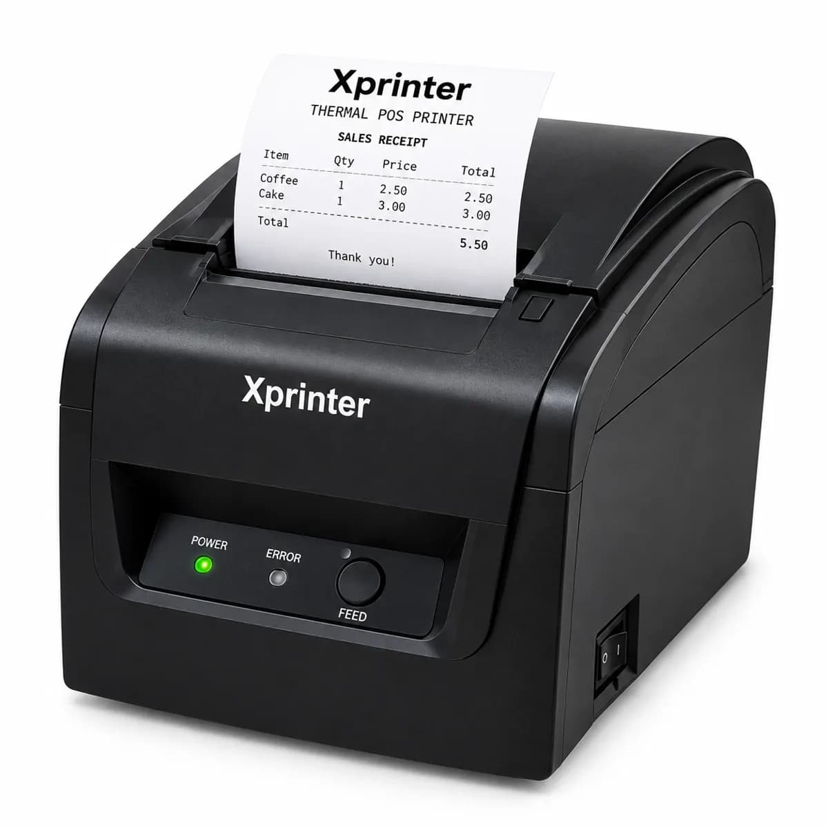 Xprinter High Speed 58mm Thermal POS Printer – Black 4