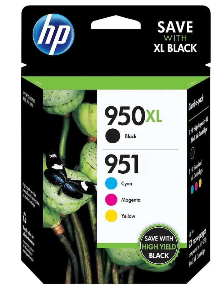 HP 950XL 951 Genuine Ink Cartridges 4 Pack 3