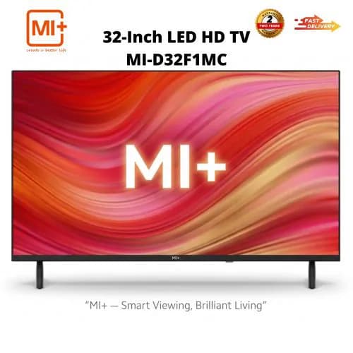 Mi+ 32 Inch HD Digital LED TV – MI-D32F1MC - Frameless Design - HDMI & USB 2