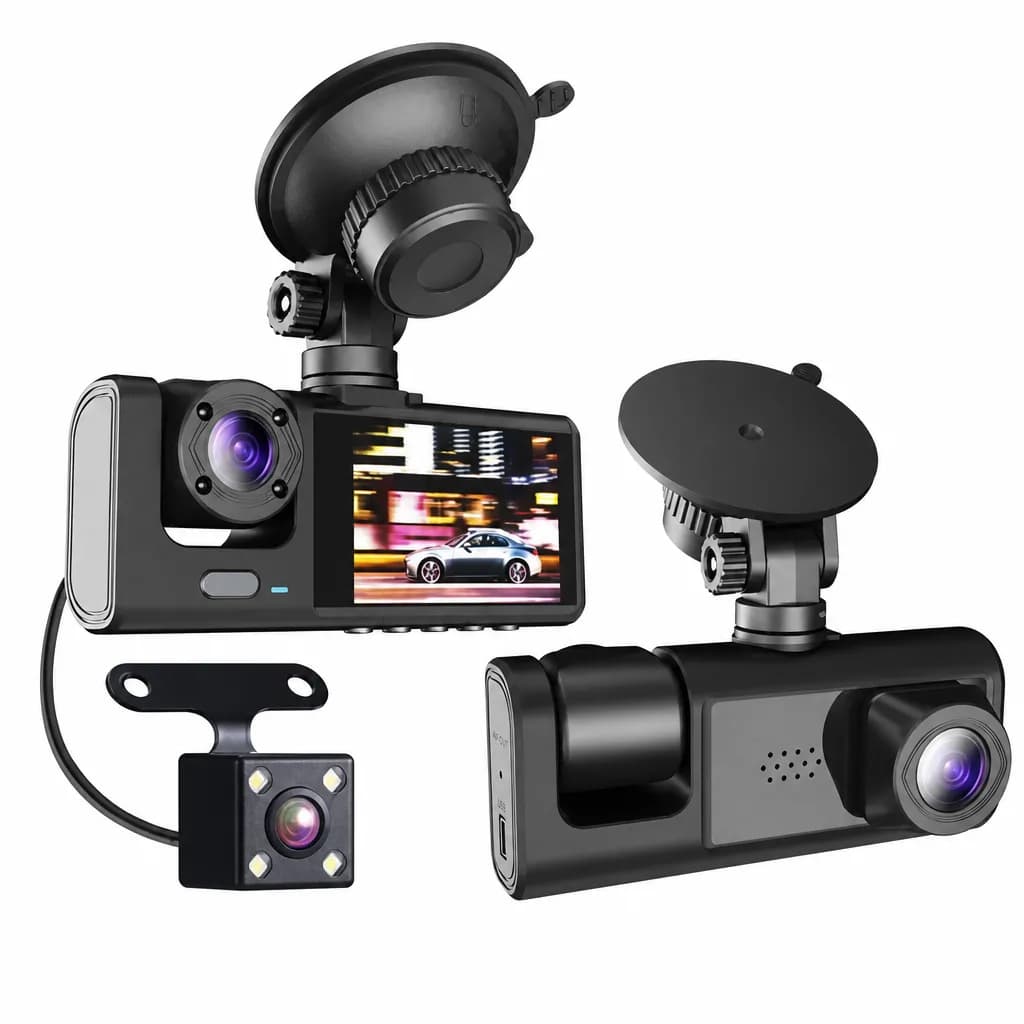 Dual-Lens Car Driving Recorder