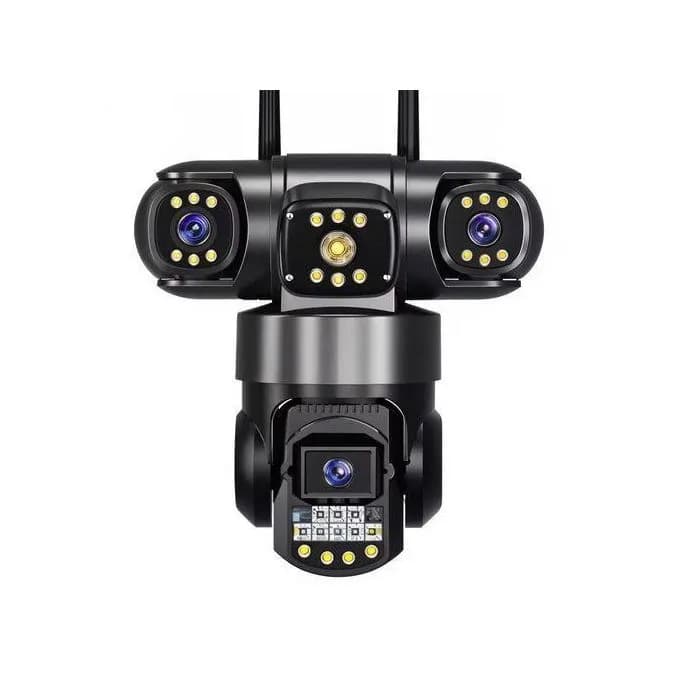 V380 8MP Triple Lens PTZ Solar Camera