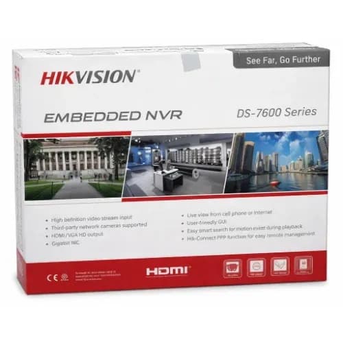 HikVision Ds-7616ni-q2/16p Hik 16 Channel 16 Poe 2k Nvr Network Video Recorder 4
