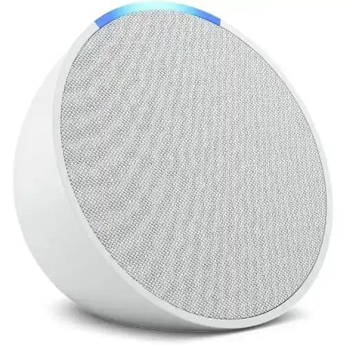 Amazon Echo Pop Smart Speaker with Alexa Glacier White 4