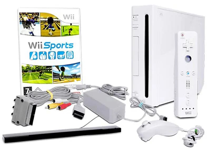 Nintendo Wii Console & Wii Sports Game 4