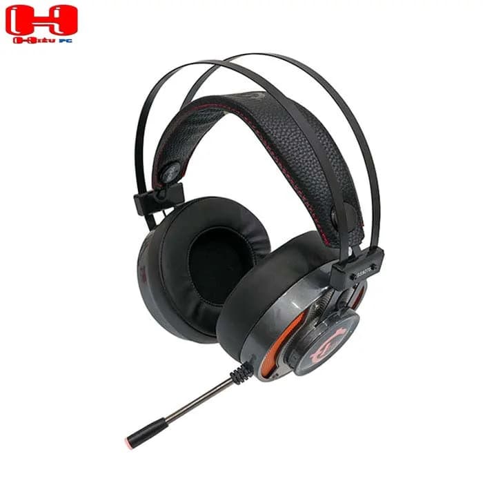 Luys 927 E-sports Gaming Headset 7.1 Stereo Surround - Black & Red 6