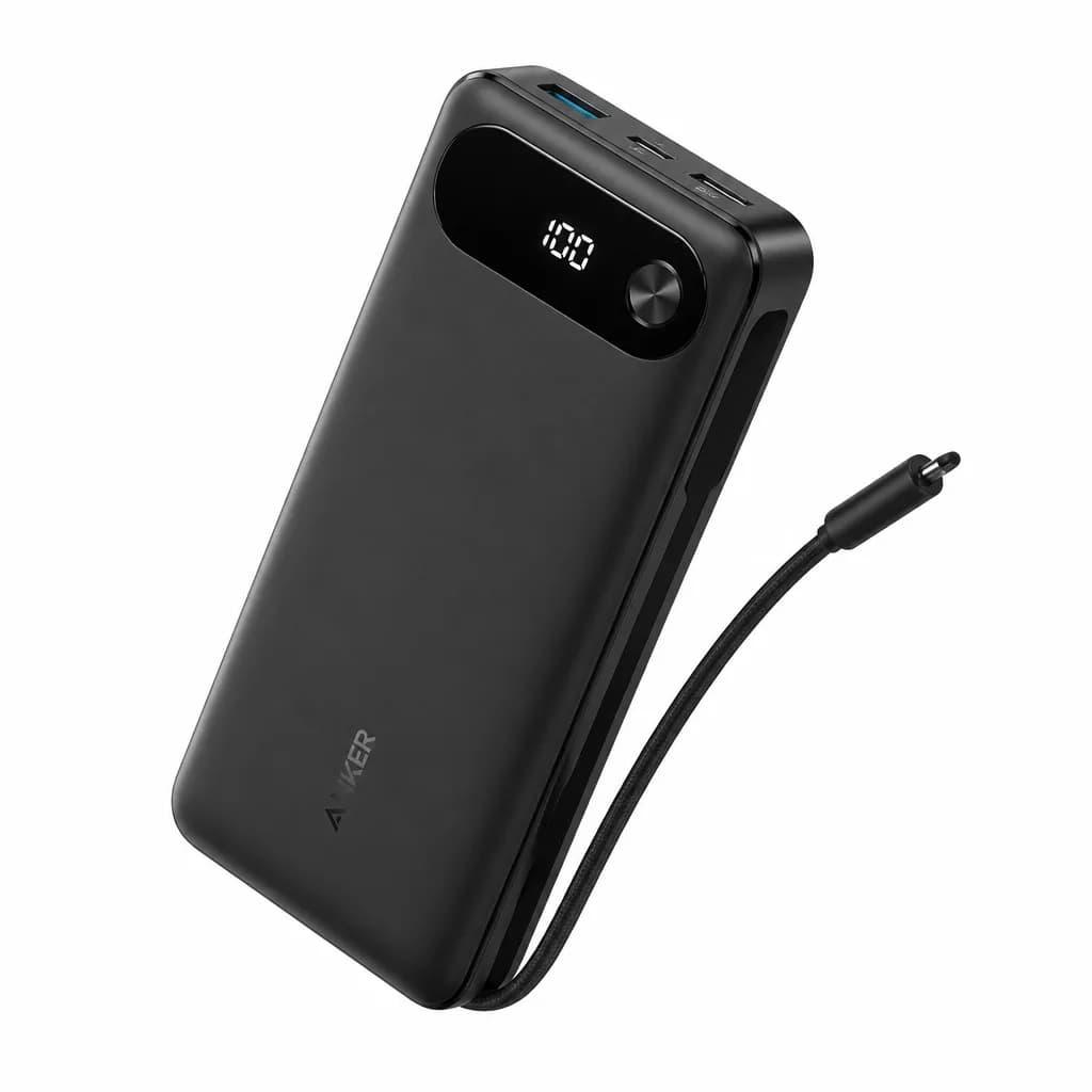 Anker Power Bank With 3-port - 20000mAh - 30w Max Pd Fast Charge