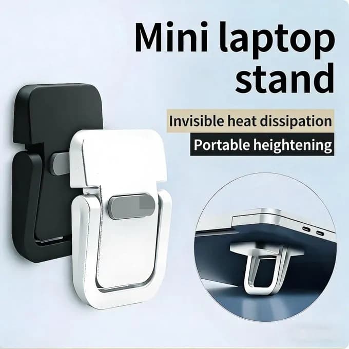 Yaticrab Mini Zinc Alloy Laptop Stand – 2PCS