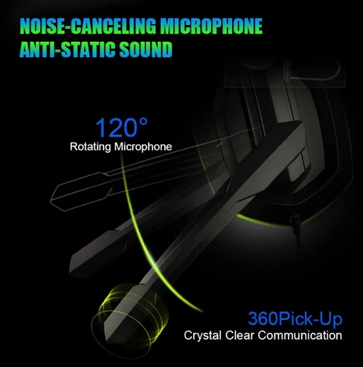 Professional Bass Video Game Headset 3
