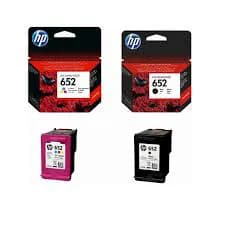 HP 652 Black and Tri Colour Ink Cartridges Gift Set 4