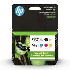 HP 950XL 951 Genuine Ink Cartridges 4 Pack 4