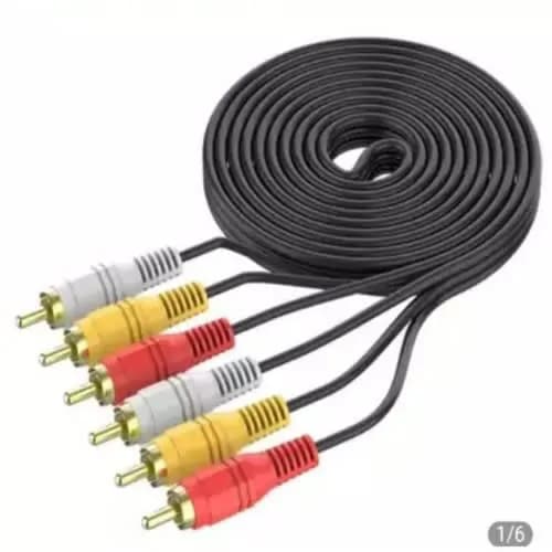 20m 3 RCA Male To Male Audio Video AV Cable 4