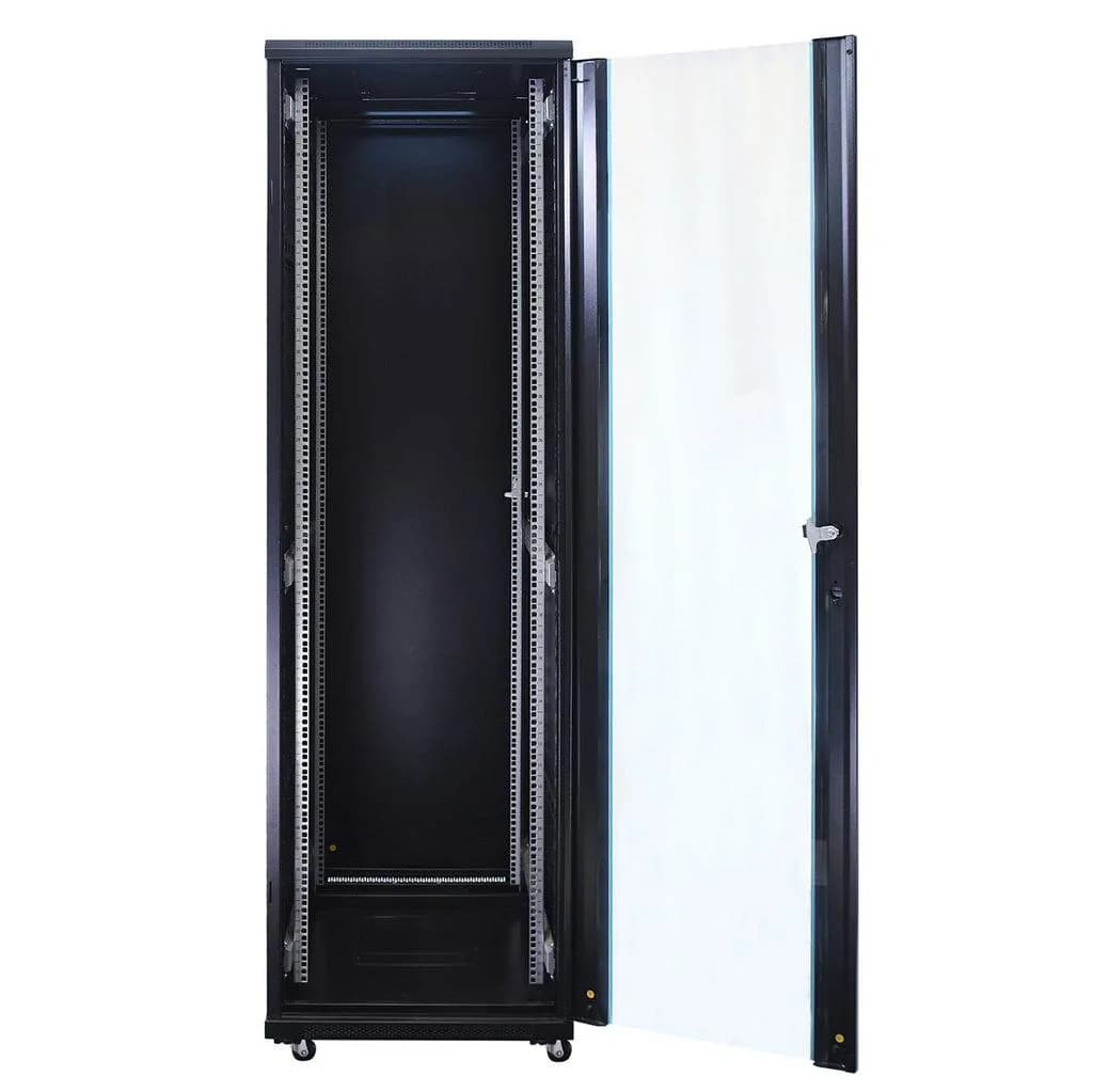 AICO 42U Network Server Data Cabinet Enclosure Rack with Glass Door Lock 3