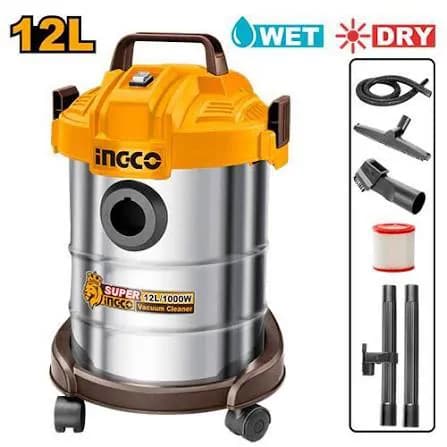 Ingco Vacuum Cleaner Wet And Dry - 12L - 800Watts 3
